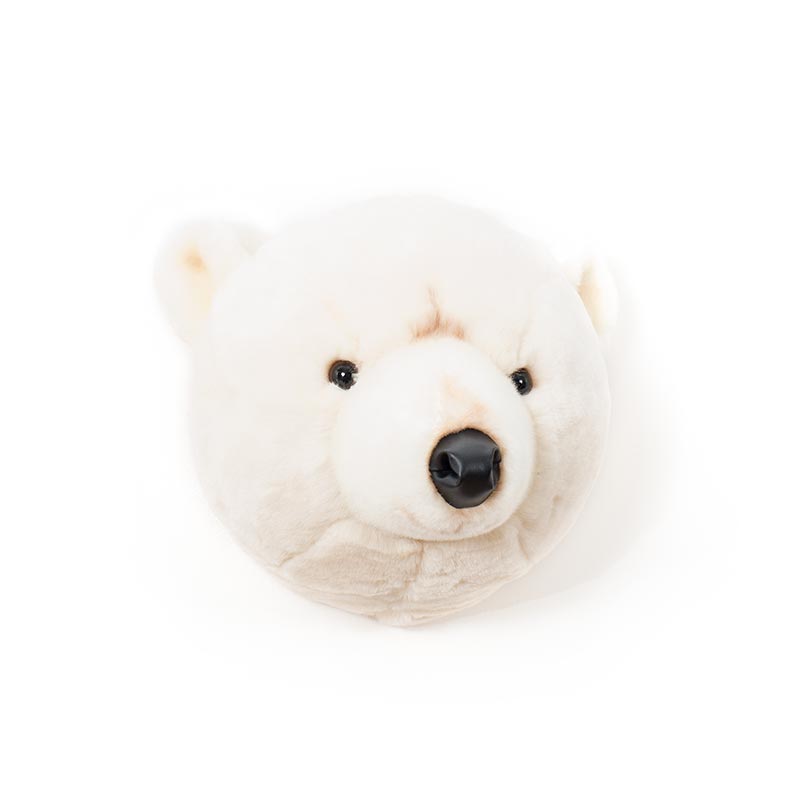 Décoration Murale Peluche Basile le Ours Polaire - Wild & Soft