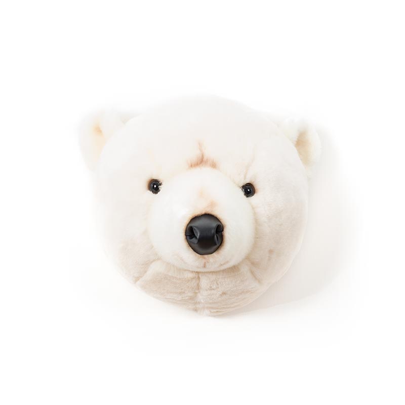 Décoration Murale Peluche Basile le Ours Polaire - Wild & Soft