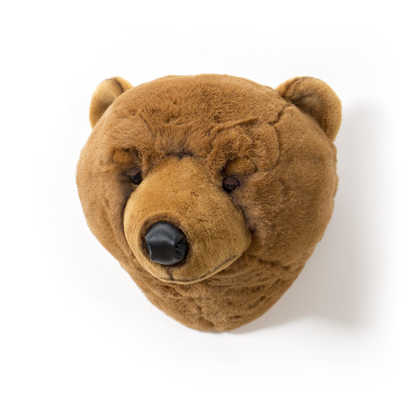 Décoration Murale Peluche Oliver le Ours Brun - Wild & Soft