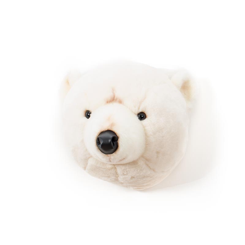Décoration Murale Peluche Basile le Ours Polaire - Wild & Soft
