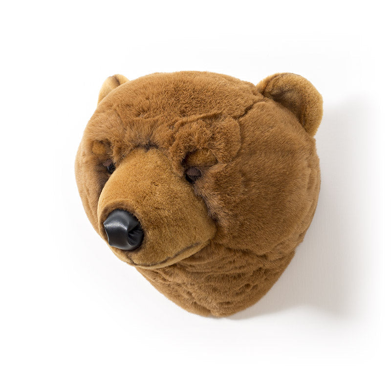 Décoration Murale Peluche Oliver le Ours Brun - Wild & Soft