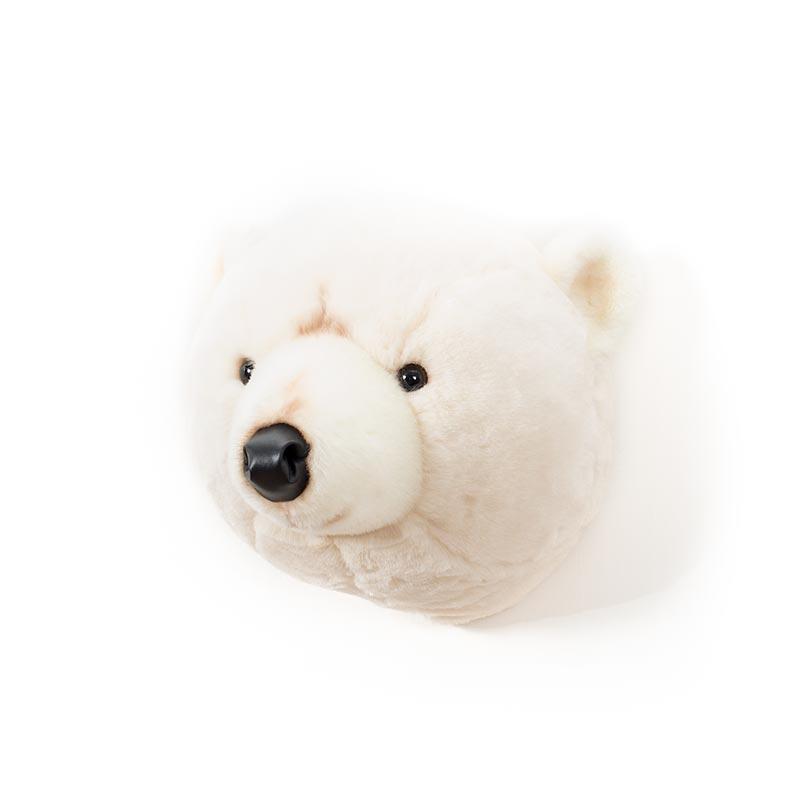 Décoration Murale Peluche Basile le Ours Polaire - Wild & Soft