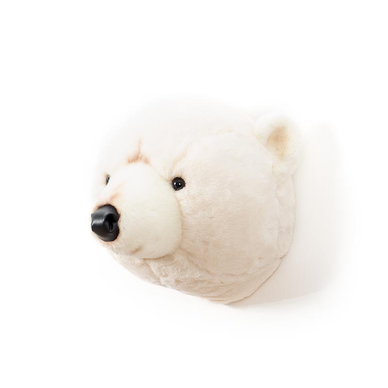 Décoration Murale Peluche Basile le Ours Polaire - Wild & Soft