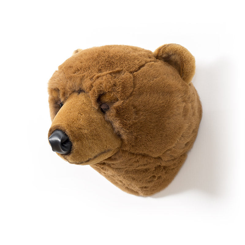Décoration Murale Peluche Oliver le Ours Brun - Wild & Soft