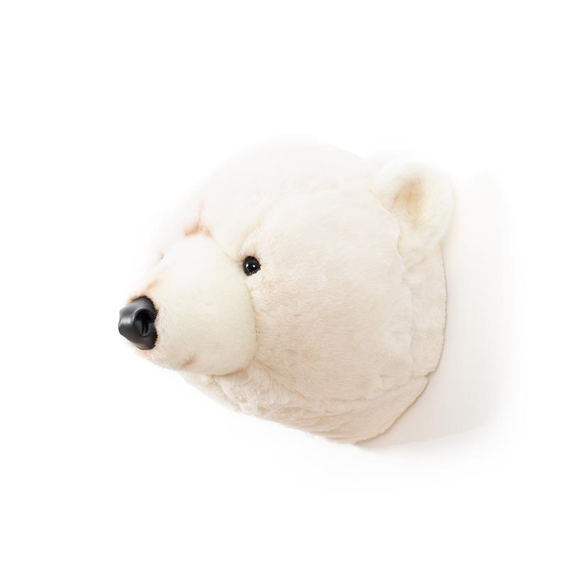 Décoration Murale Peluche Basile le Ours Polaire - Wild & Soft