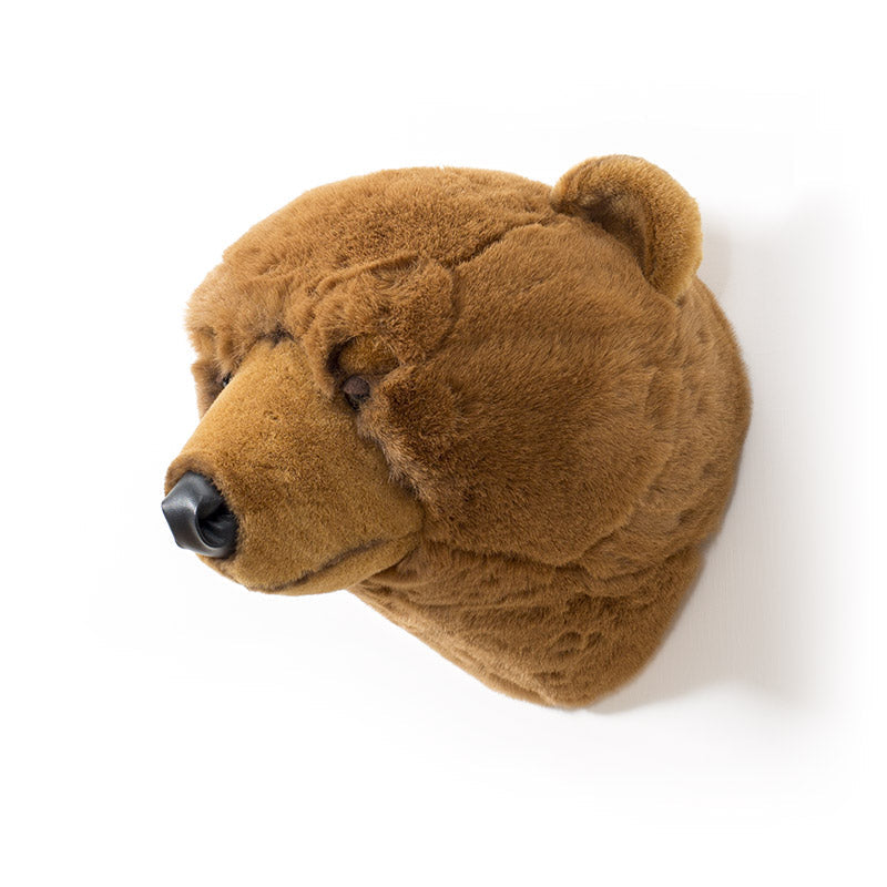 Décoration Murale Peluche Oliver le Ours Brun - Wild & Soft