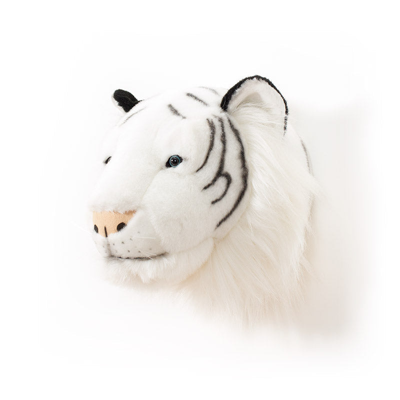 Décoration Murale Peluche Albert le Tigre Blanc - Wild & Soft