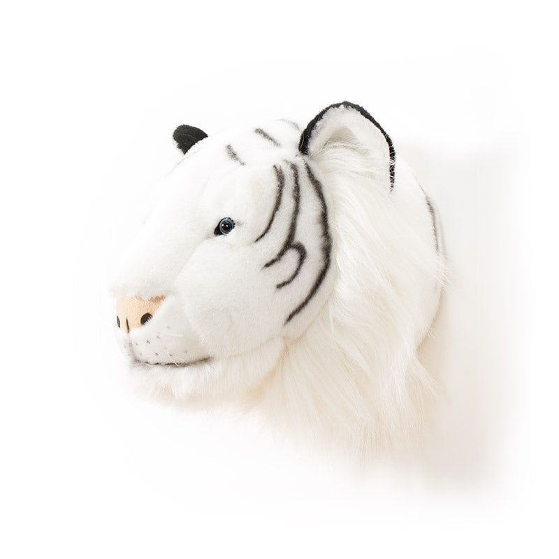 Décoration Murale Peluche Albert le Tigre Blanc - Wild & Soft