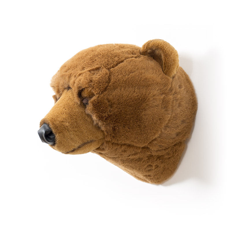 Décoration Murale Peluche Oliver le Ours Brun - Wild & Soft