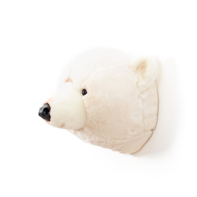 Décoration Murale Peluche Basile le Ours Polaire - Wild & Soft