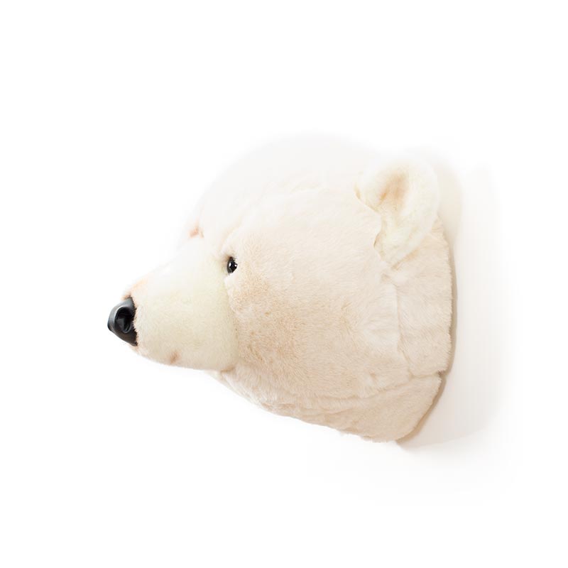 Décoration Murale Peluche Basile le Ours Polaire - Wild & Soft