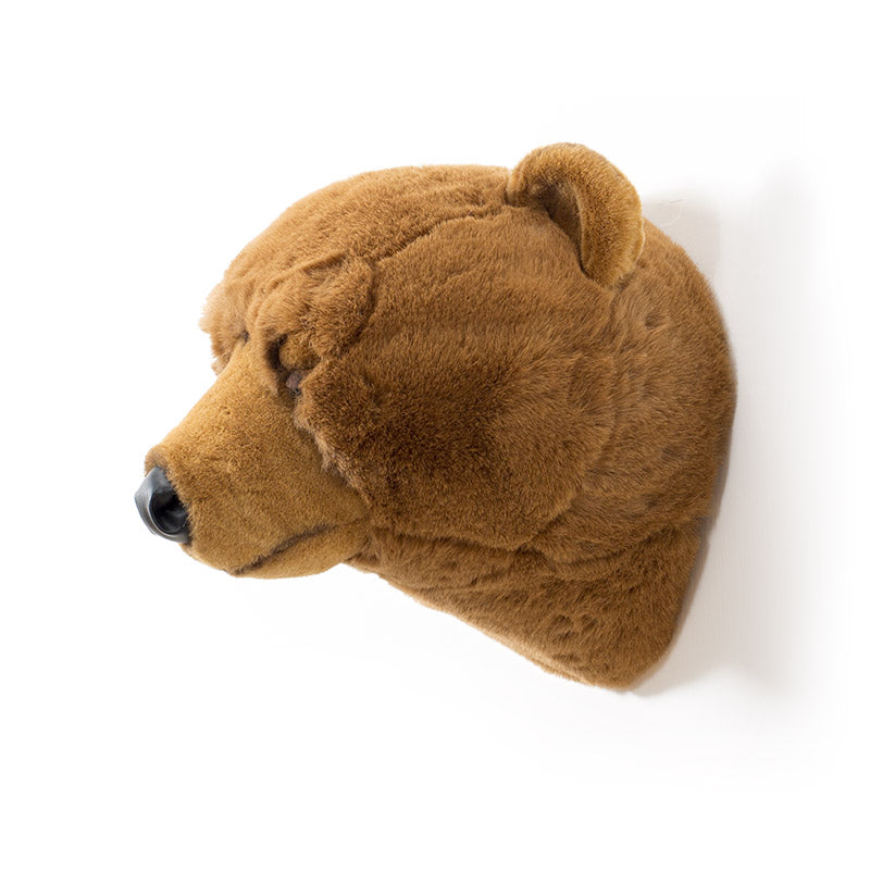 Décoration Murale Peluche Oliver le Ours Brun - Wild & Soft
