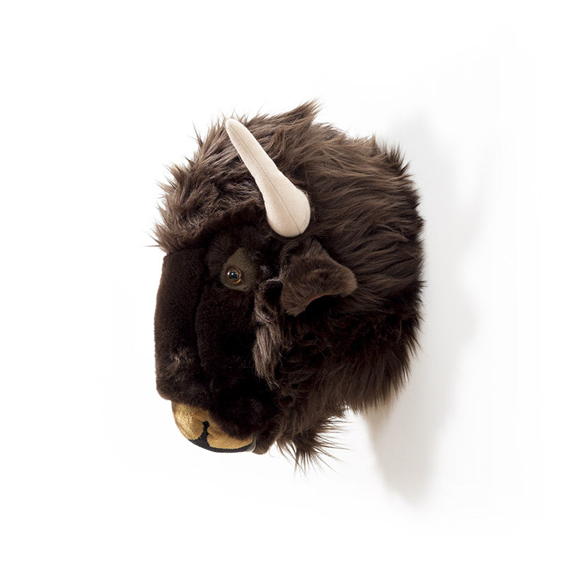 Décoration Murale Peluche Alex le Buffle - Wild & Soft