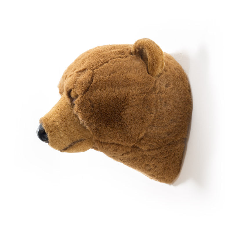 Décoration Murale Peluche Oliver le Ours Brun - Wild & Soft