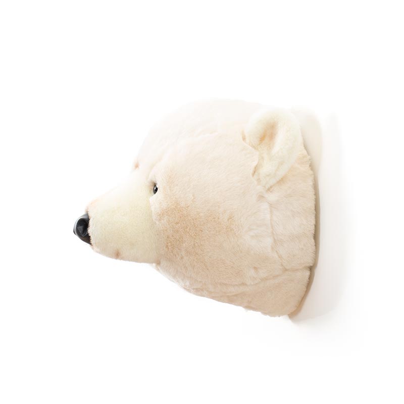 Décoration Murale Peluche Basile le Ours Polaire - Wild & Soft