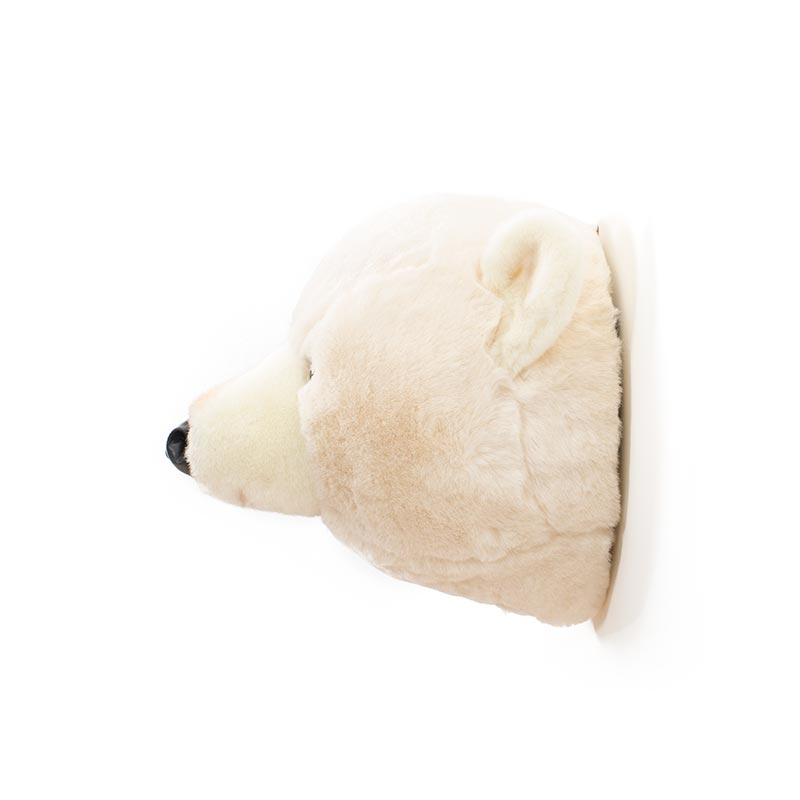 Décoration Murale Peluche Basile le Ours Polaire - Wild & Soft