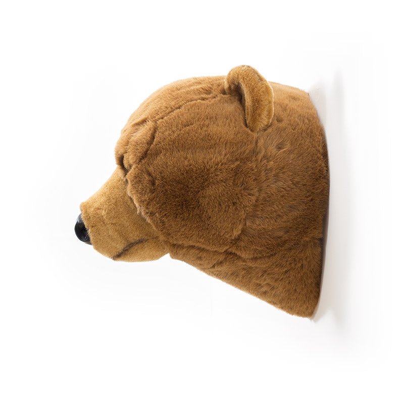 Décoration Murale Peluche Oliver le Ours Brun - Wild & Soft