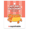 Pin's Émaillé Squishable – Teckel Hot-Dog