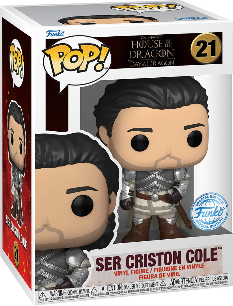 Funko Pop! Ser Criston Cole tenant Épée – Game Of Thrones