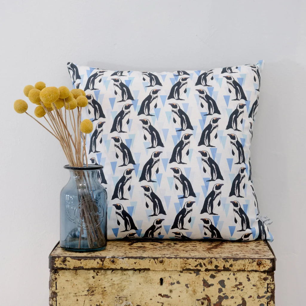 Coussin Pingouins du Cap