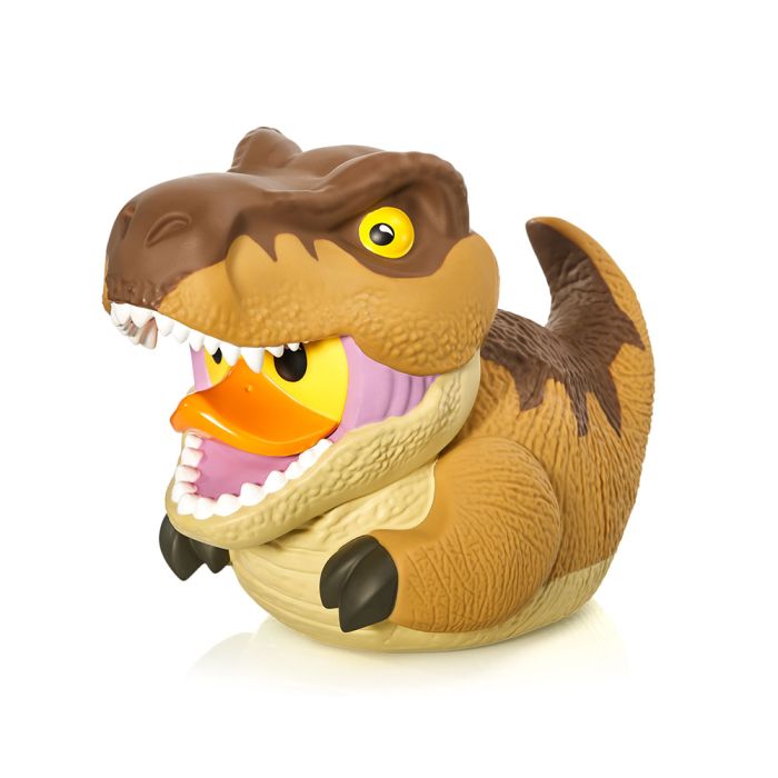 Canard T-Rex dans une caisse Boxed Edition Jurassic Park TUBBZ | Cosplaying Ducks Numskull