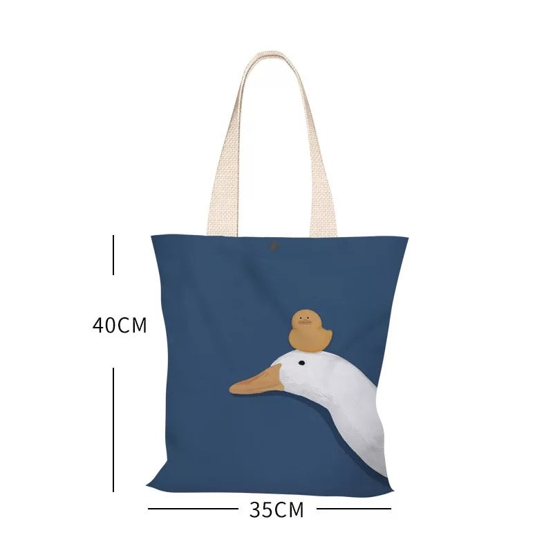 Tote Bag Canards Canard de Bain CoinCaillerie