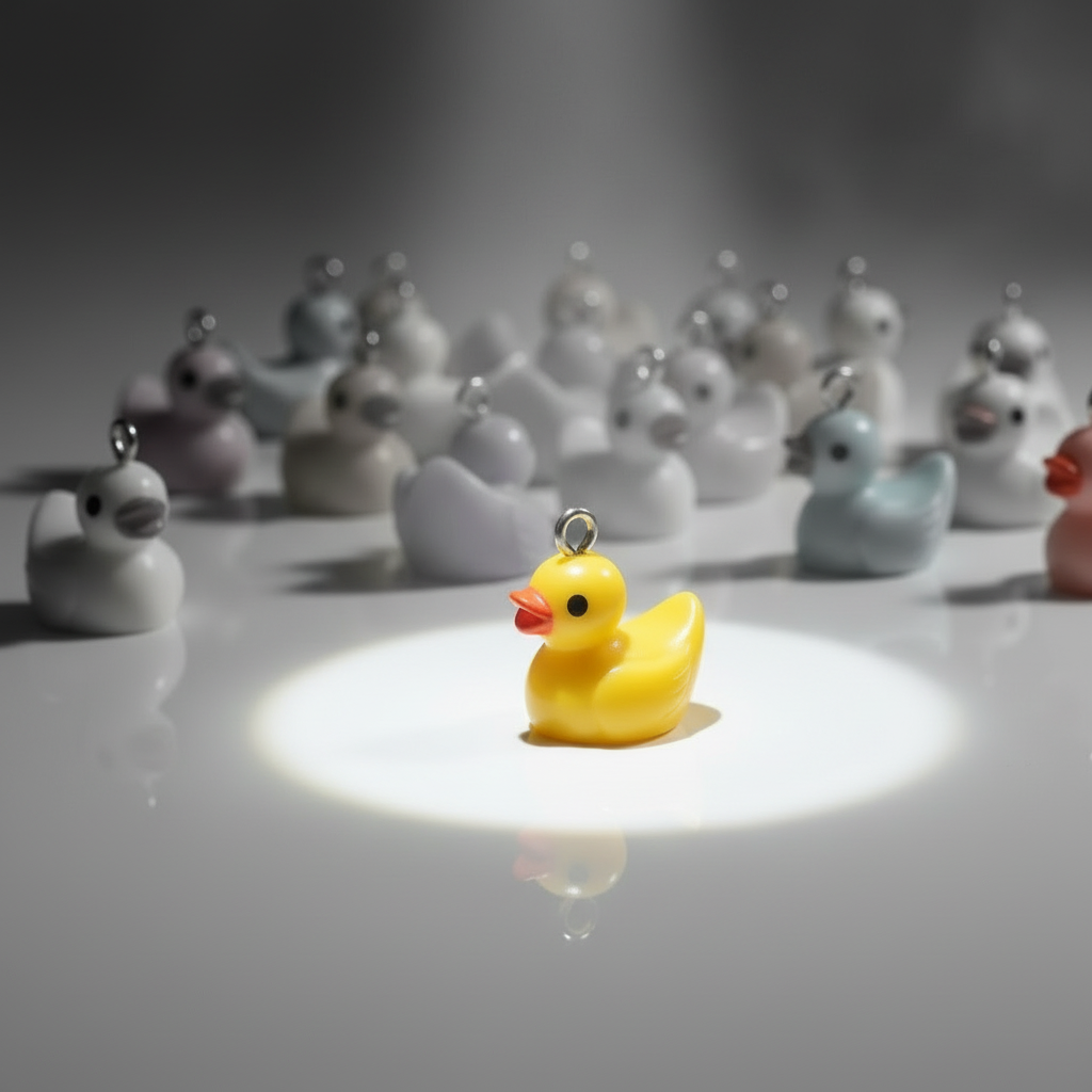 Amuletos de mini pato