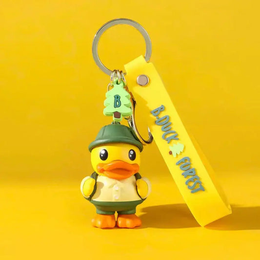 Porte-Clés Canard Jaune Campeur B.Duck  CoinCaillerie