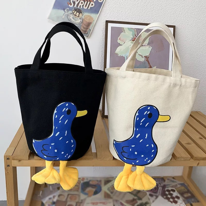 Tote Bag Canard Bleu Canard de Bain CoinCaillerie