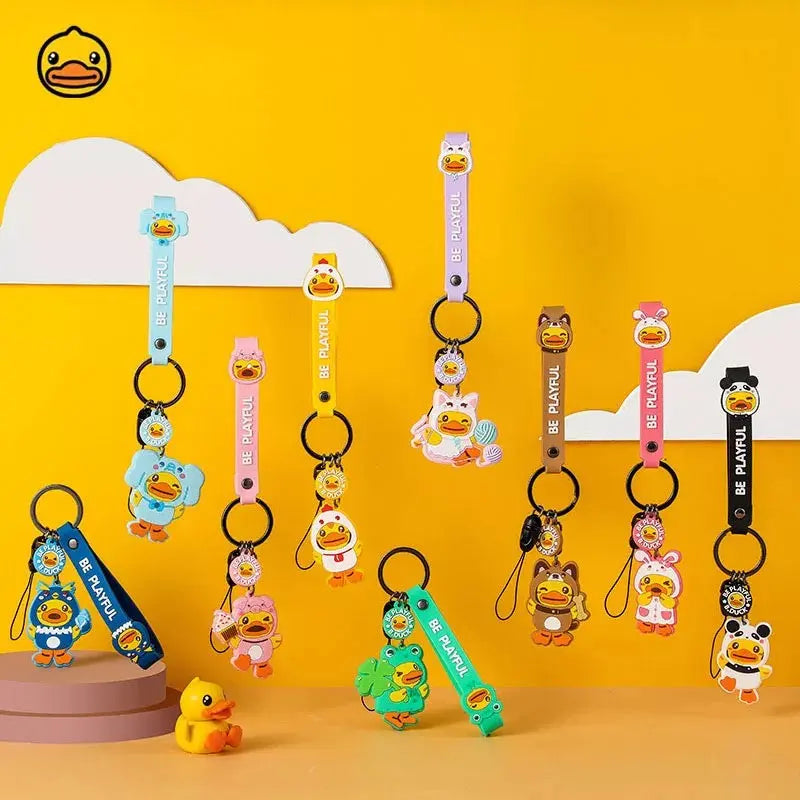 porte clefs canard chat b duck 