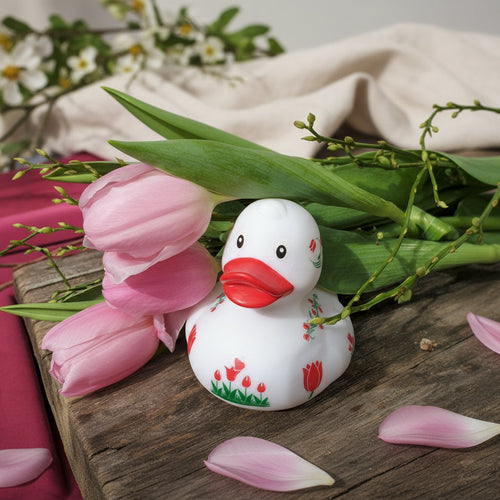 Canard Hollande Tulipes - Dutch Ducky - vue 2