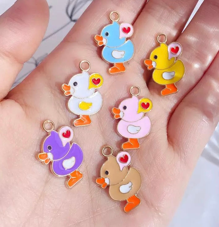 charm canard amoureux 22374732