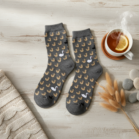 Κίτρινες κάλτσες πάπιας