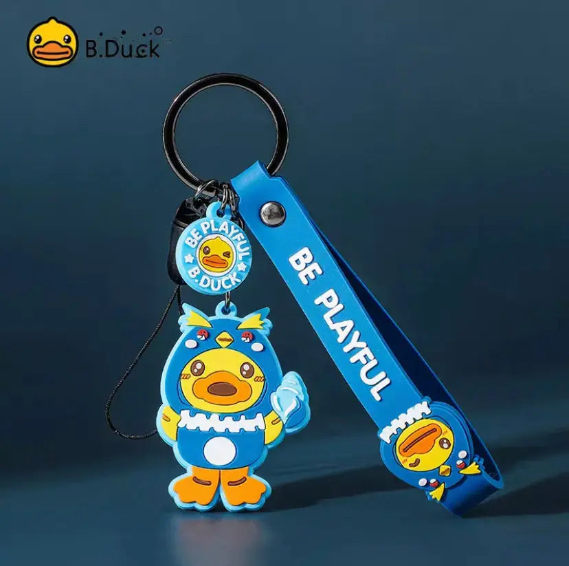 porte clefs canard pingouin b duck 