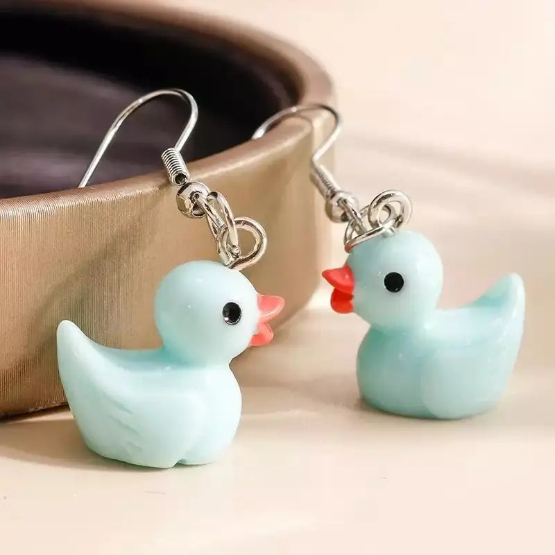 Boucles d'Oreilles Canard B.Duck  CoinCaillerie