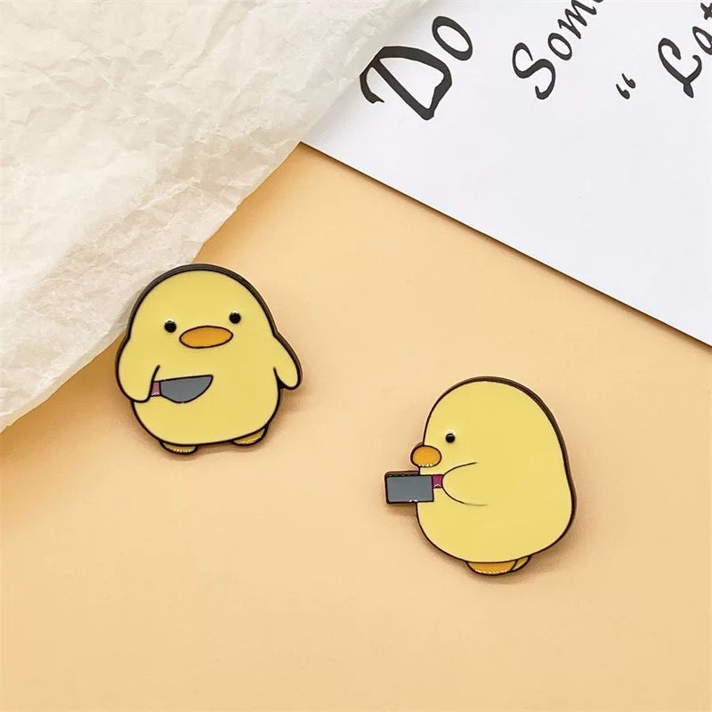 Pins Canard Couteau Canard de Bain CoinCaillerie