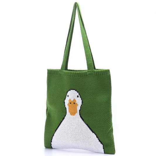 Tote Bag Canard Tricot Canard de Bain CoinCaillerie