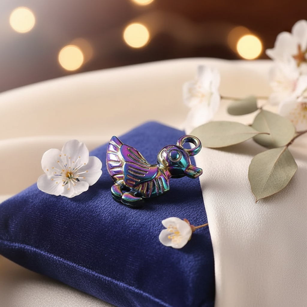 Regenboog eend charme