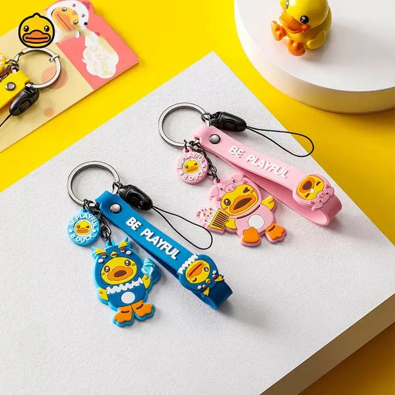 porte clefs canard cochon b duck 