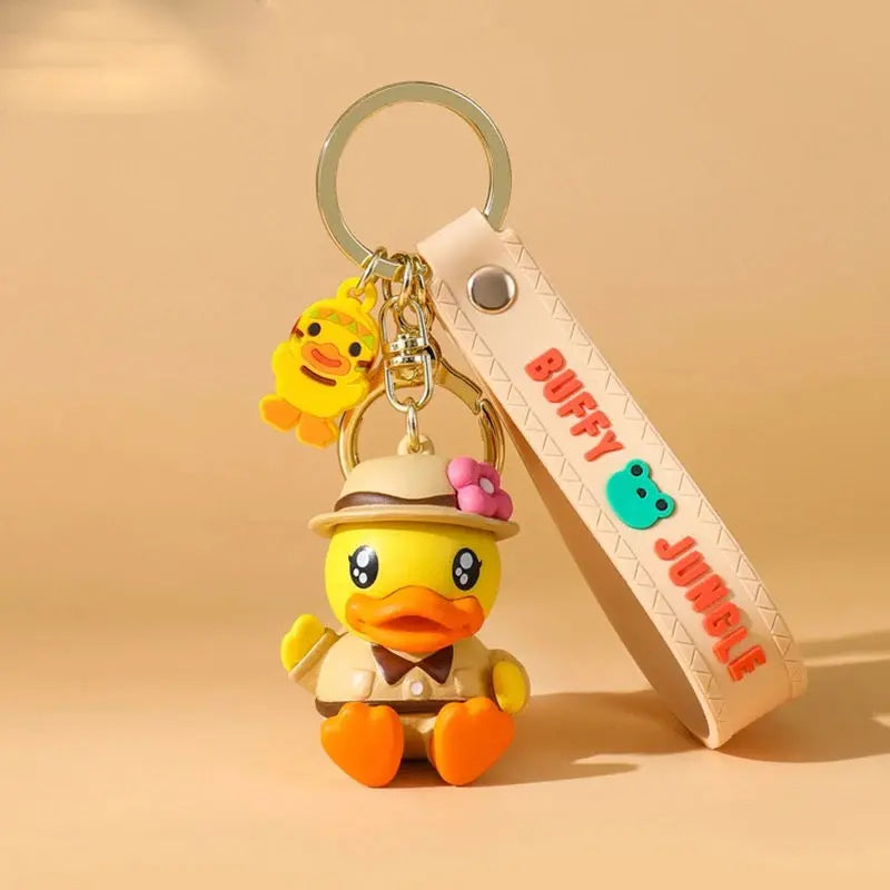 porte cles canard jaune aventuriere 6973017971417