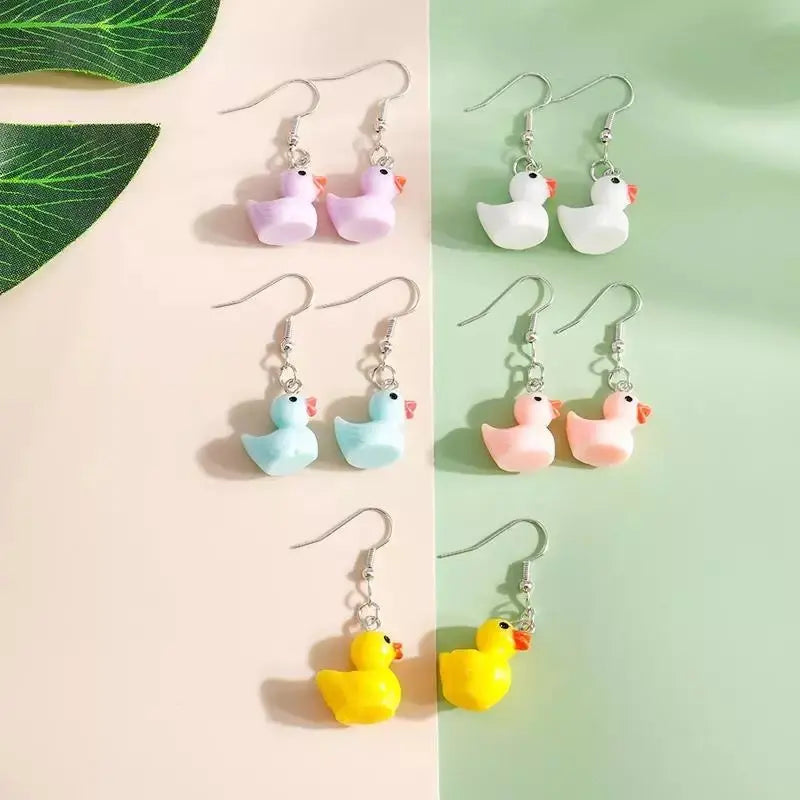 Boucles d'Oreilles Canard B.Duck  CoinCaillerie