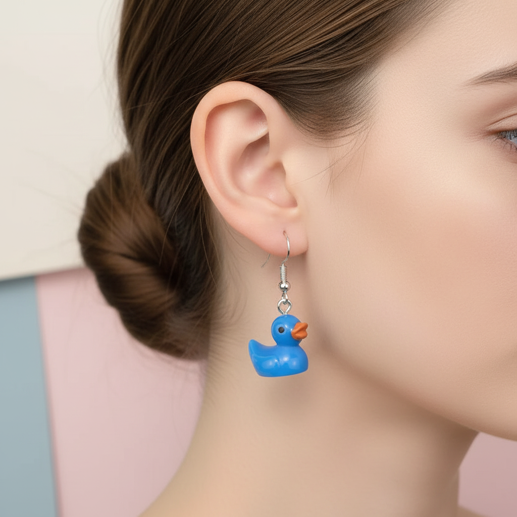Boucles d'Oreilles Canard – visuel produit