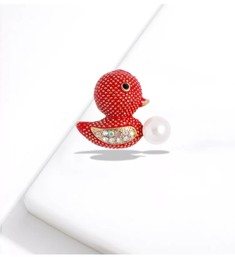 broche canard rouge cdb PIN DUK 902 84342348