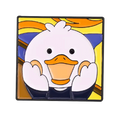 Pin's Canard Blanc "Le Cri"