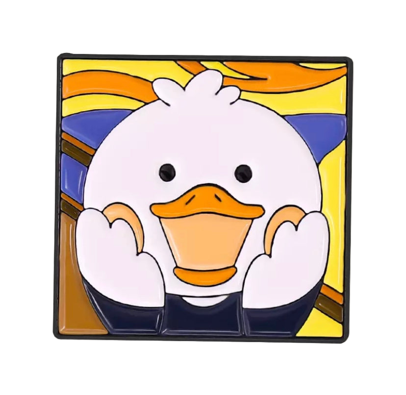 Pin's Canard Blanc "Le Cri"