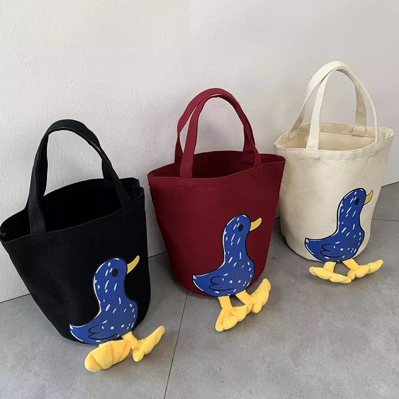 Tote Bag Canard Bleu Canard de Bain CoinCaillerie