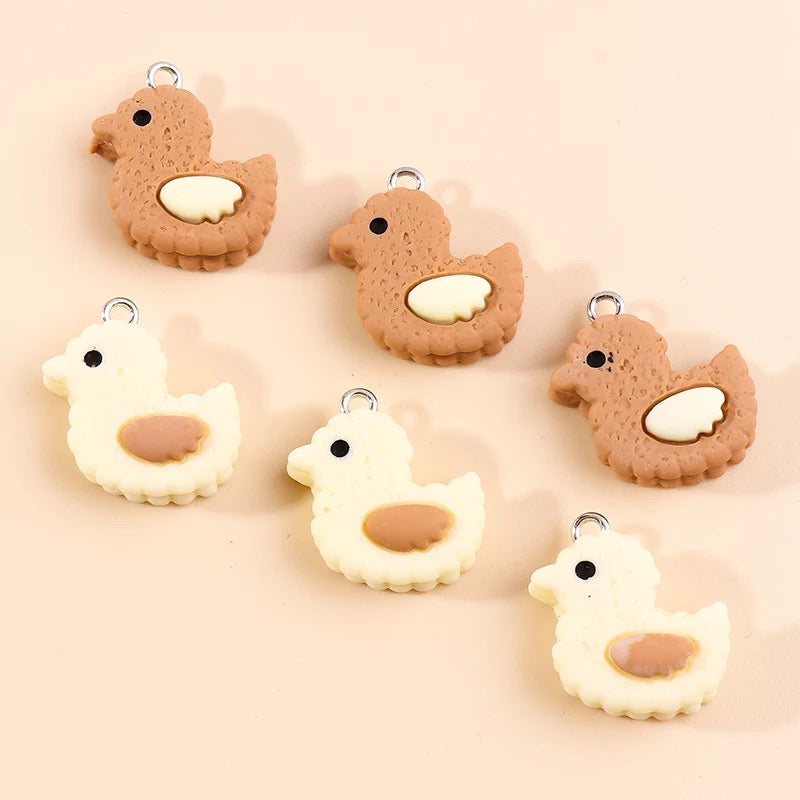 Duck Biscuit Charm