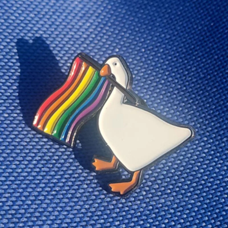 Pins Canard Drapeau LGBT Canard de Bain CoinCaillerie