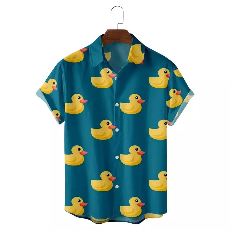 chemise canards bleue 20285516