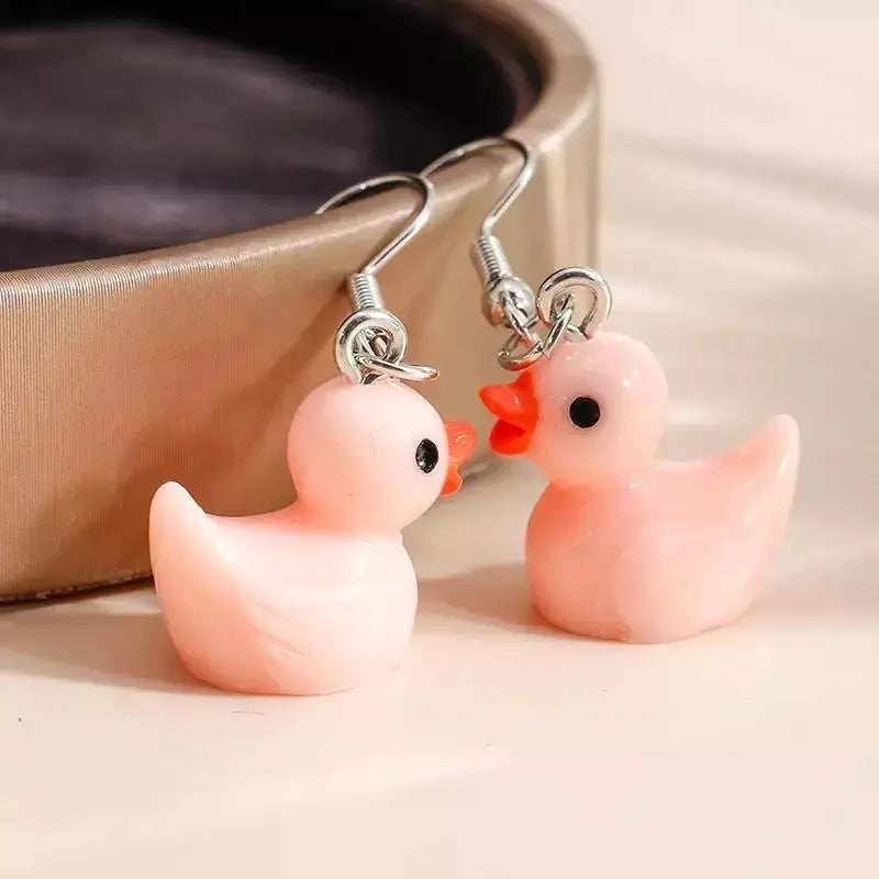 Boucles d'Oreilles Canard B.Duck  CoinCaillerie